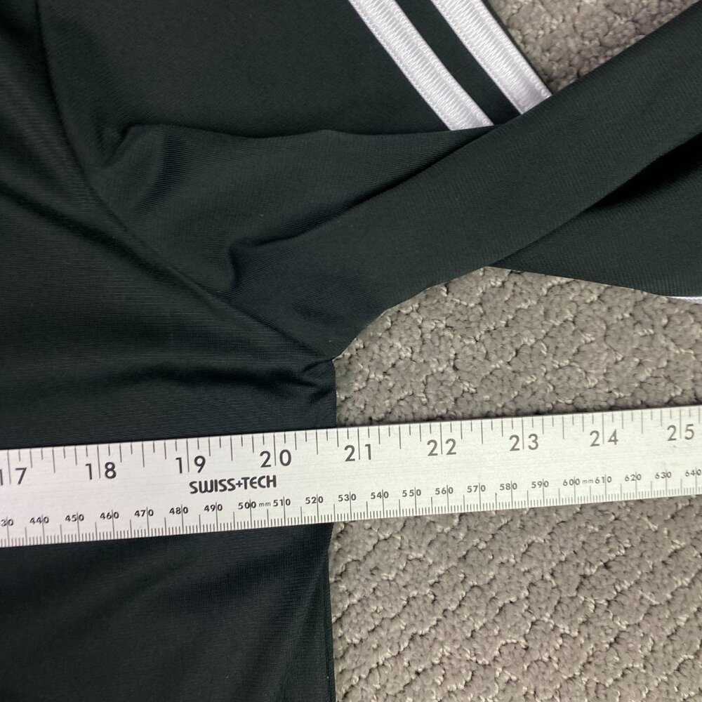 Adidas Tricot Track Jacket Boys XL Men's Small Black 3 White Stripes CM3994 NWT - Picture 10 of 11
